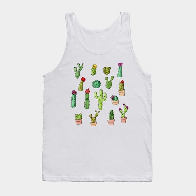 Cacti Tank Top by Lala Mew